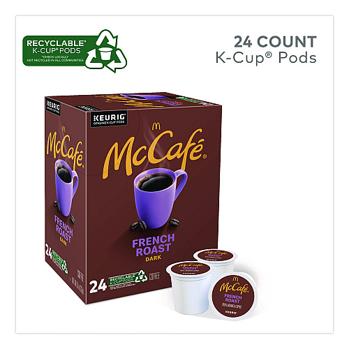 McCafe French Roast K-Cup, 24/BX (7466)