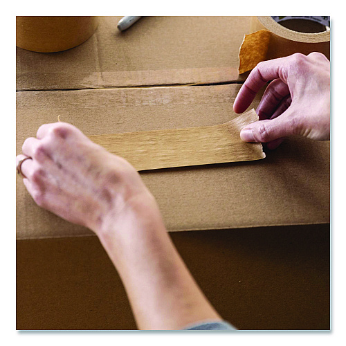 Duck Brand EZ Tear Paper Tape, 1.88" x 25 yd, Brown (242828)