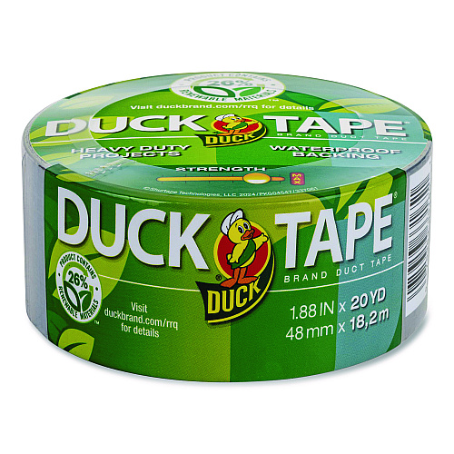 Renewable Material Duck Tape, 1.88" x 20 yd, Silver (243066)
