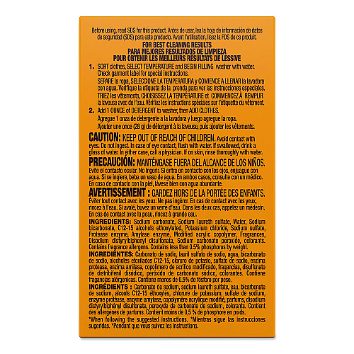 Arm & Hammer Plus the Power of OxiClean Powder Detergent, 2 oz Box, 156/Carton (5703760000)
