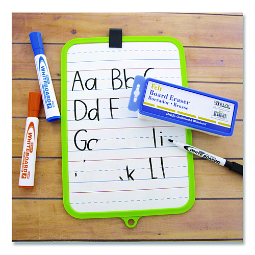 Imperial Whiteboard and Chalkboard Eraser, 5" x 2" x 1", White (6005)