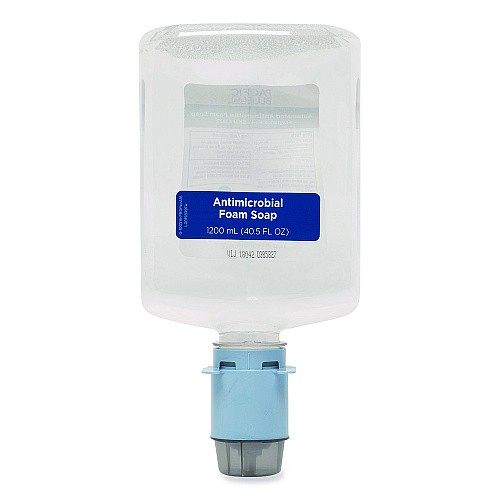 Georgia Pacific Professional Pacific Blue Ultra Automated Foam Soap Refill, Antimicrobial, E2 Rated, Fragrance-Free, 1,200 mL, 3/Carton (43822)