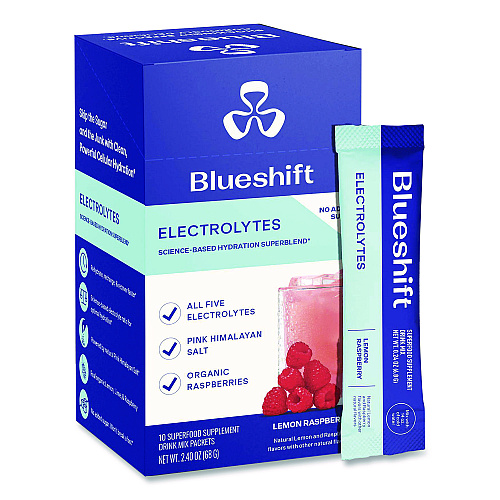 Blueshift Variety Pack Drink Mix, Assorted Flavors, Individual Packets, 10/Pack. 4 Packs/Carton (60004169)