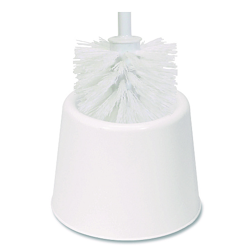 Boardwalk Caddy For Spiral Bowl Brush, White (TLBRUSHCAD)