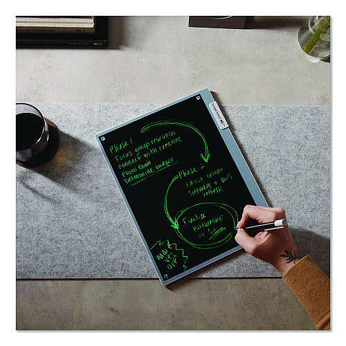 Boogie Board Blackboard 2.0 Smart Scan Notebook, 11.15 x 9, Black/Gray (BD20160001)