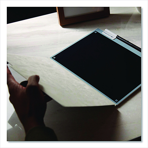 Boogie Board Blackboard Folio, 9.1" x 11.1", Magnetic Closure, Gray (BP20160001)