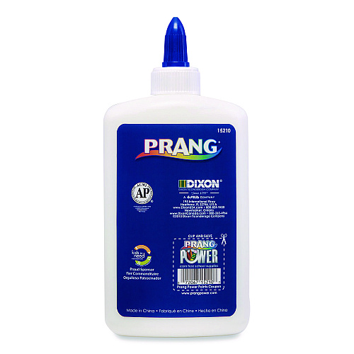 Prang Washable Liquid White School Glue, 7.9 oz, Dries Clear (X152100001)