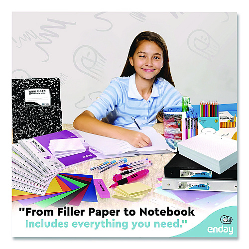 enday Back to School Supplies Kit for High School/College (8356)