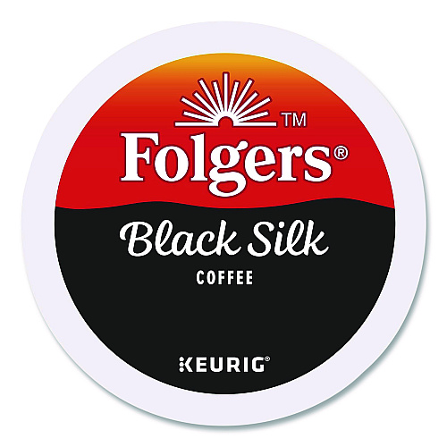 Folgers Gourmet Selections Black Silk Coffee K-Cups, 96/Carton (6662CT)