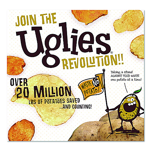 Uglies Kettle Potato Chips, Buffalo Ranch, 2 oz Bags, 24/Carton (DFN26181)
