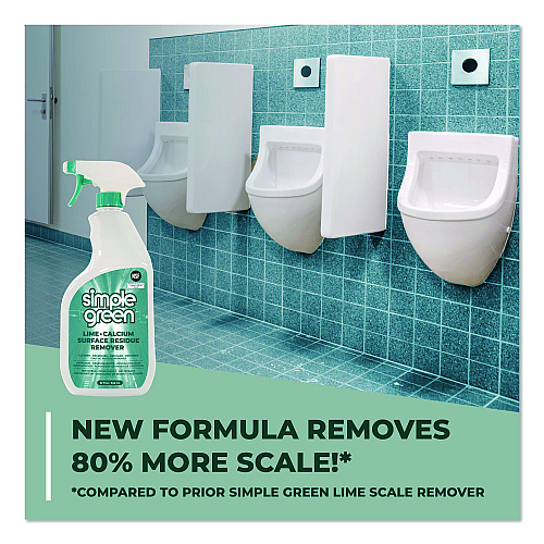simple green Lime Calcium Surface Residue Remover, 32 oz Spray Bottle, 12/Carton (1700032)