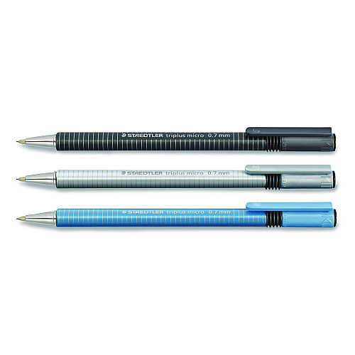 Staedtler Mechanical Pencils, 0.7 mm, HB (#2), Black Lead, Light Blue Barrel, 10/Box (7742730A6)