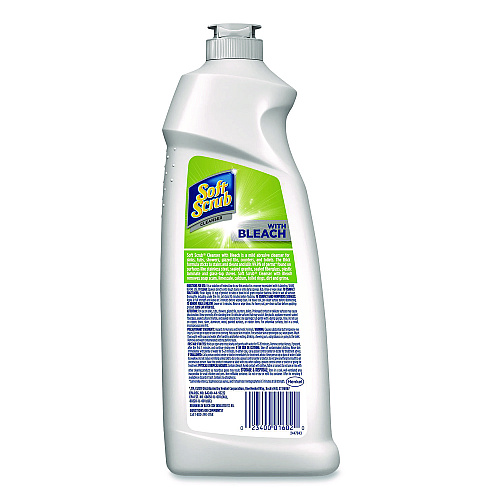 Soft Scrub&reg; Cleanser with Bleach, 24 oz Bottle, 8/Carton (DIA07222)