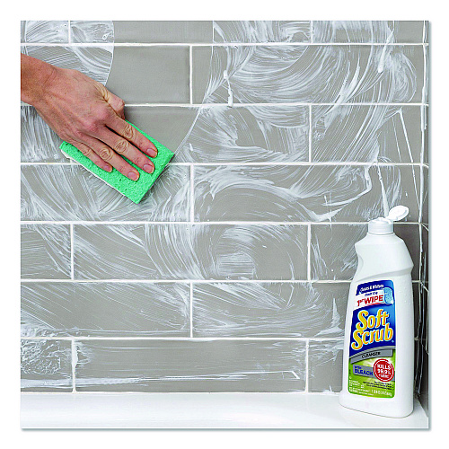 Soft Scrub&reg; Cleanser with Bleach, 24 oz Bottle, 8/Carton (DIA07222)