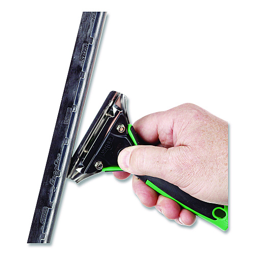Stainless Steel "S" Channel with Soft Rubber, 10" Wide Blade