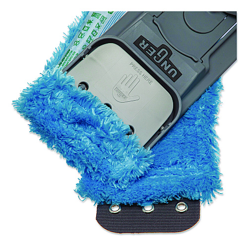 Unger SmartColor MicroMop 15.0, 16", Blue, 5/Carton (MM40B)