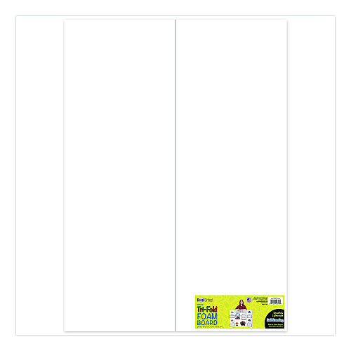 Royal Brites Tri-Fold Foam Board, 28 x 40, 0.19" Thick, White/White (20317)