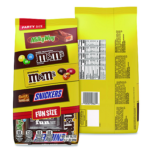 Snack Box Pros Chocolate Assortment, Assorted Fun and Snack Sizes, 3 Bags/Pack (60004179)
