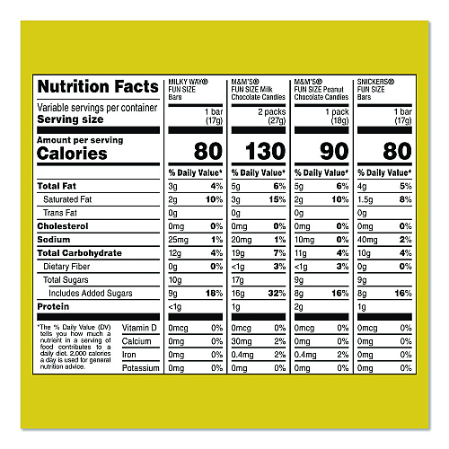 Snack Box Pros Chocolate Assortment, Assorted Fun and Snack Sizes, 3 Bags/Pack (60004179)