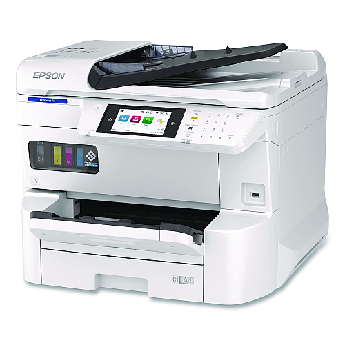 Epson WorkForce Pro EM-C7100 Color Multifunction Printer, Copy/Fax/Print/Scan (C11CL35201)
