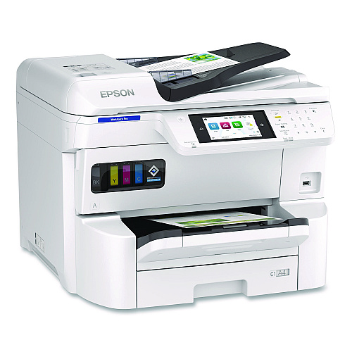 Epson WorkForce Pro EM-C7100 Color Multifunction Printer, Copy/Fax/Print/Scan (C11CL35201)