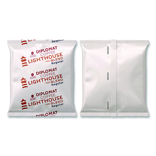 Diplomat Coffee Light House Frac Pack, 2.5 oz, 100/Carton (CLCLH25100R)