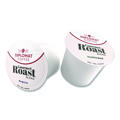 Diplomat Coffee Gourmet DC-Cup, 10 g, 96/Carton (CDCCUPGR9610)