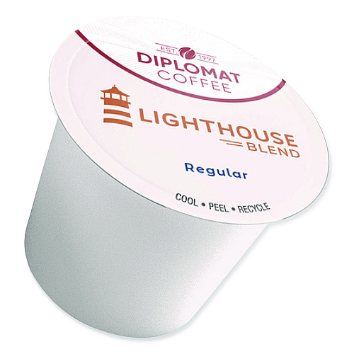 Diplomat Coffee Lighthouse DC-Cup, 10 g, 96/Carton (CDCCUPLH9610)