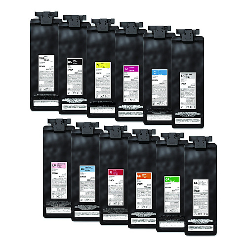 Epson T51N420 (T51N) UltraChrome GS3 Eco-Solvent Ink, 800 mL, Yellow