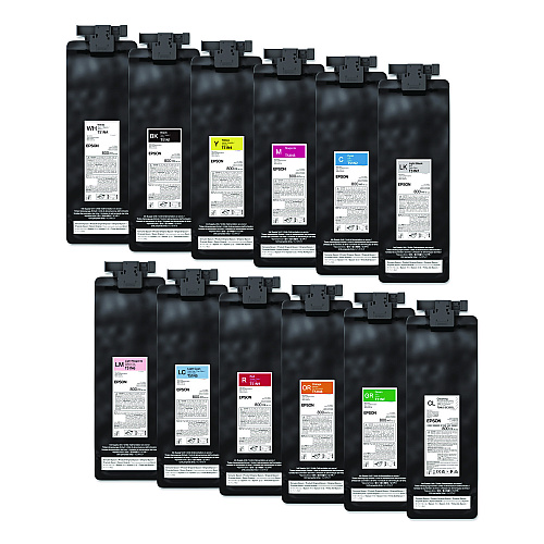 Epson T51N520 (T51N) UltraChrome GS3 Eco-Solvent Ink, 800 mL, Light Cyan