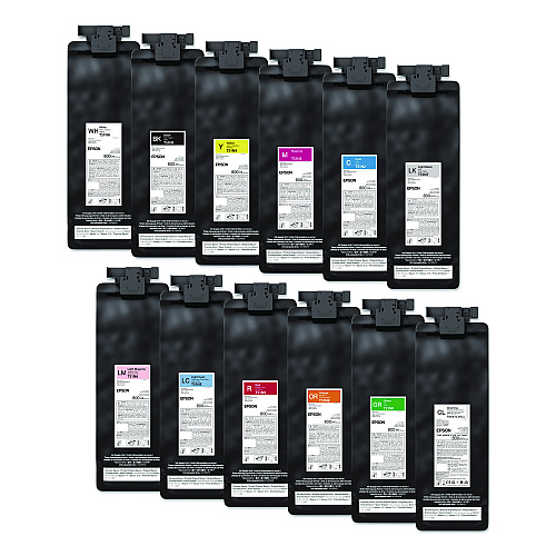Epson T51N920 (T51N) UltraChrome GS3 Eco-Solvent Ink, 800 mL, Red