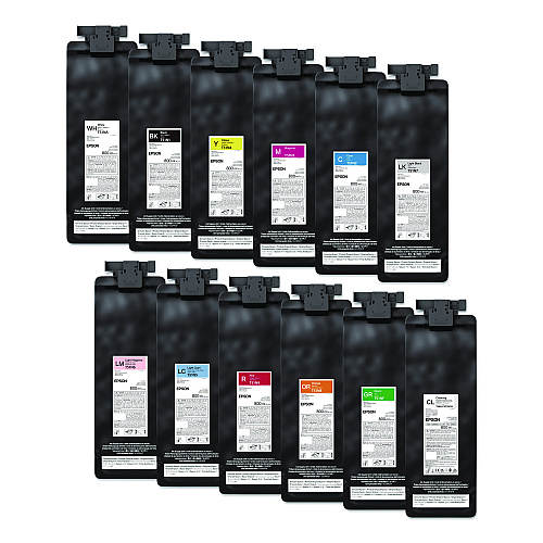 Epson T51N720 (T51N) UltraChrome GS3 Eco-Solvent Ink, 800 mL, Light Black