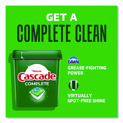 Cascade Complete ActionPacs, Fresh Scent, 17.6 oz Bag, 33 Pacs/Bag, 4 Bags/Carton (15518)