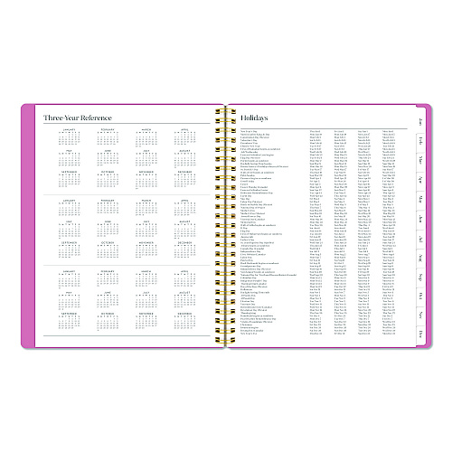 Cambridge WorkStyle Weekly/Monthly Planner, 8.75 x 7.75, Pink Cover, 12-Month (Jan to Dec): 2026 (160680527)