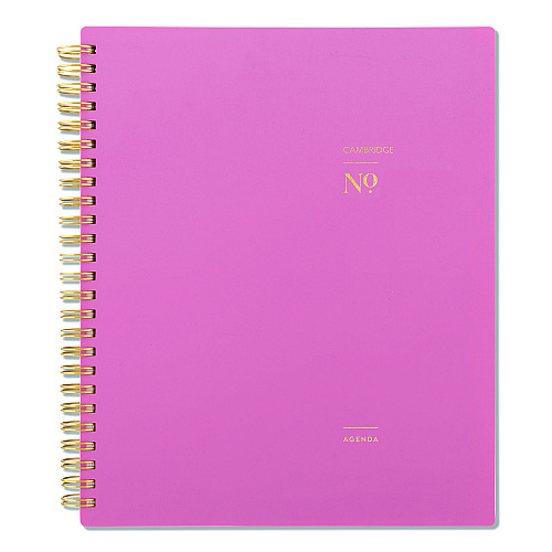 Cambridge WorkStyle Weekly/Monthly Planner, 8.75 x 7.75, Pink Cover, 12-Month (Jan to Dec): 2026 (160680527)