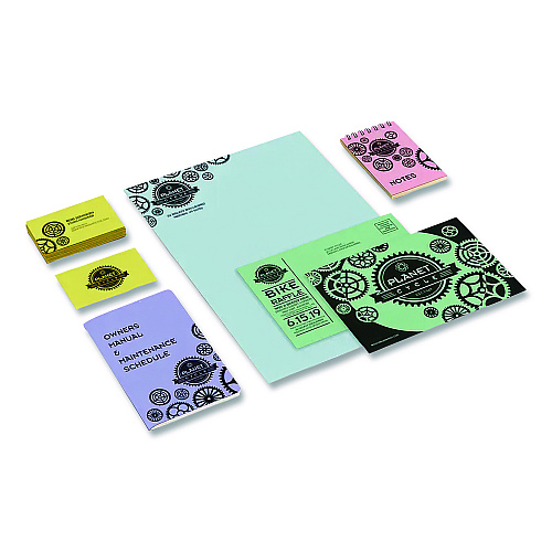 Astrobrights Color Cardstock, 65 lb Cover Weight, 8.5 x 11, Assorted Pastel Colors, 50/Pack (91803)