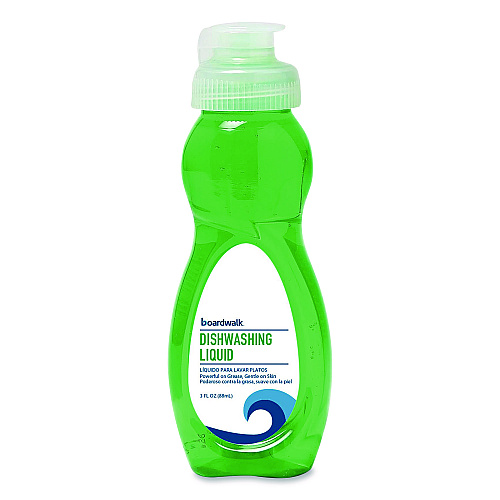 Boardwalk&reg; Manual Dish Soap, Fresh Scent, 3 oz Bottle, 72 Bottles (BWK3OZDISH)
