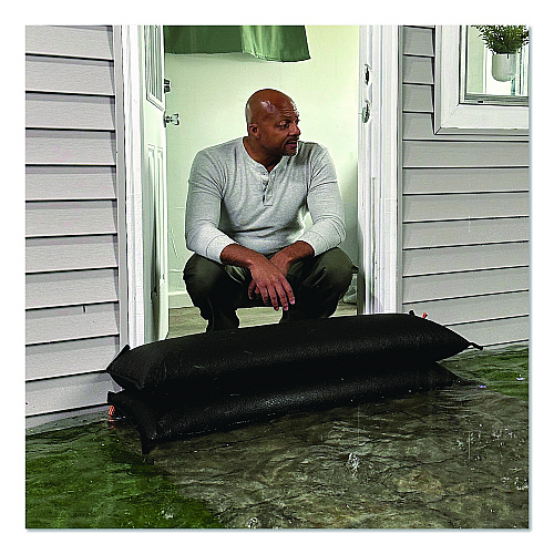 Quick Dam Outdoor Grab and Go Bucket Kit, (1) Bucket, (5) Jumbo Flood Bags (QDGG12485)