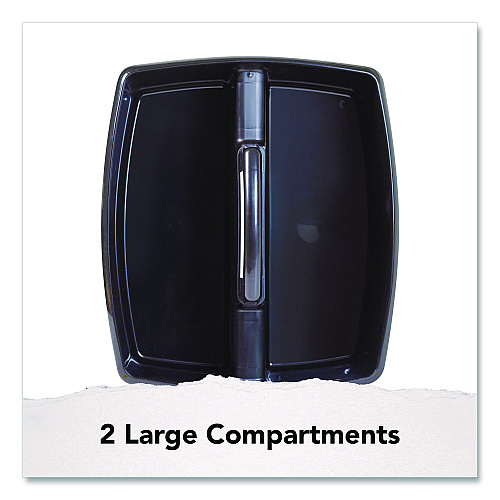 Storex Large Caddy, 13 x 11 x 6.38, Black, 6/Pack (00973E06C)