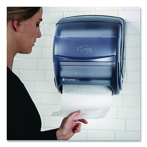 Carlisle Classic Integra Lever Roll Towel Dispenser, 11.5 x 11.25 x 13.5, Black (T850TBL)