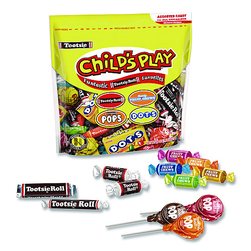 Tootsie Roll Child's Play Assortment Pack, Assorted, 26 oz (1817)
