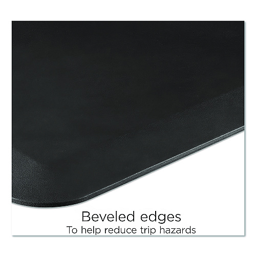 NXT Technologies Anti-Fatigue Mat, Rectangular, Black Textured Surface, 31.5" x 19.5" (NX59237)