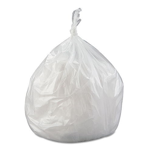 Inteplast Group High-Density Commercial Can Liner Value Pack, 45 gal, 12 mic, 40" x 46", Clear, Interleaved Roll, 25 Bags/Roll, 10 Rolls/CT (VALH4048N14)