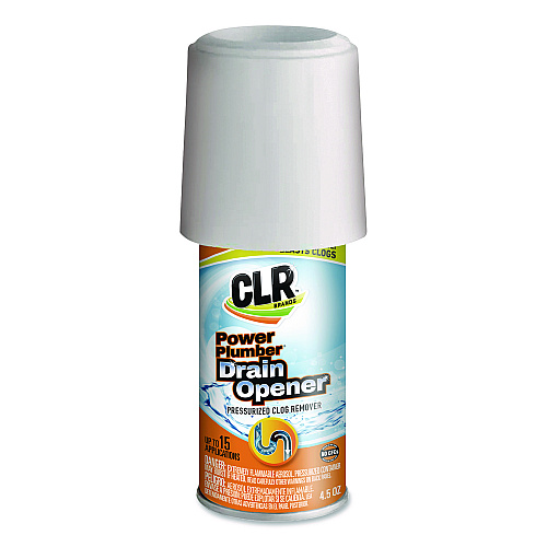 CLR Clog-Free Drain Cleaner, 4.5 oz Aerosol Spray, 6/Carton (PP6)