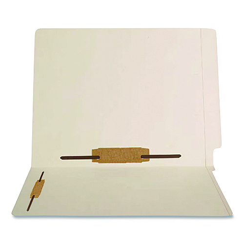 Medical Arts Press End Tab Fastener Folders, Vertical/Horizontal Fasteners, 0.75" Expansion, 2 Fasteners, Letter Size, Manila Exterior, 250/Box (52406B)