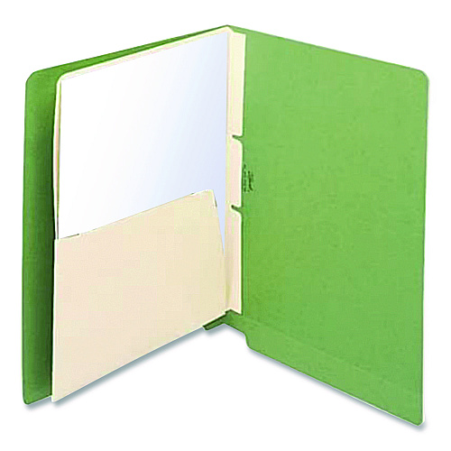 Medical Arts Press Standard Side-Flap Classification Folder Dividers, 1 Fastener, Letter Size, Manila, 100/Box (52411)