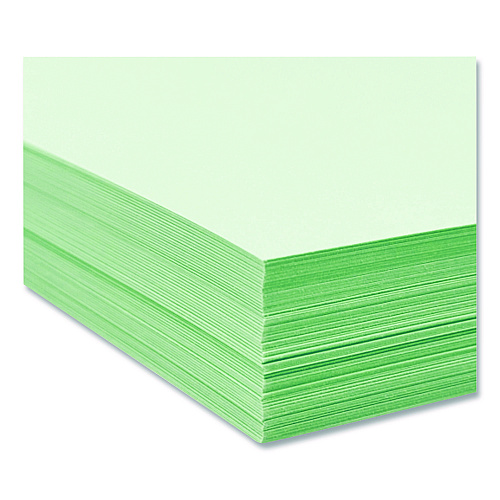 Lettermark Colors 30% Recycled Multipurpose Color Paper, 20 lb Bond Weight, 11 x 17, Pastel Green, 500/Ream (94307RM)