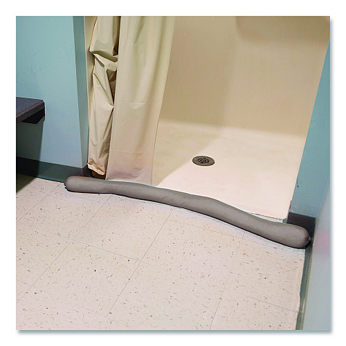 Quick Dam Water Dams, 2.5" x 10 ft x 2.5", Gray, 12/Box (WUB21012G)