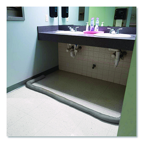 Quick Dam Water Dams, 2.5" x 4 ft x 2.5", Gray, 30/Box (WUB2430G)