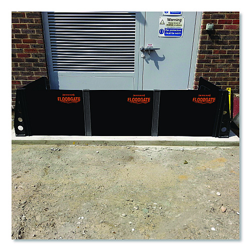 Quick Dam Flood Gate 3-Way Stanchion Set, 11" x 36" x 7" (QDFGST3WC)